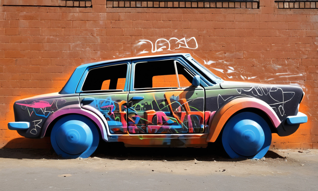 text-to-image-prompting-graffiti-car-art
