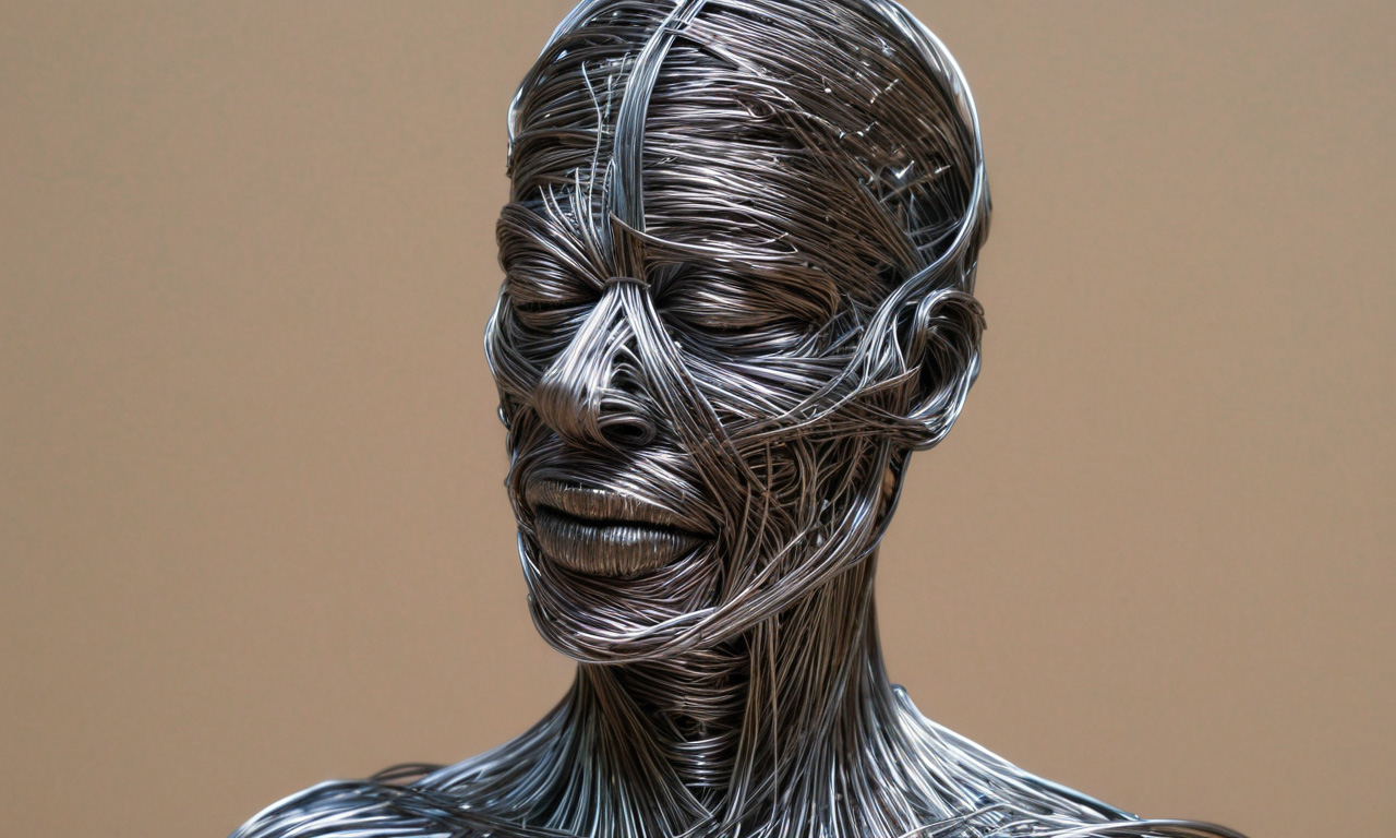 text-to-image-prompting-twisted-meat-wire-art