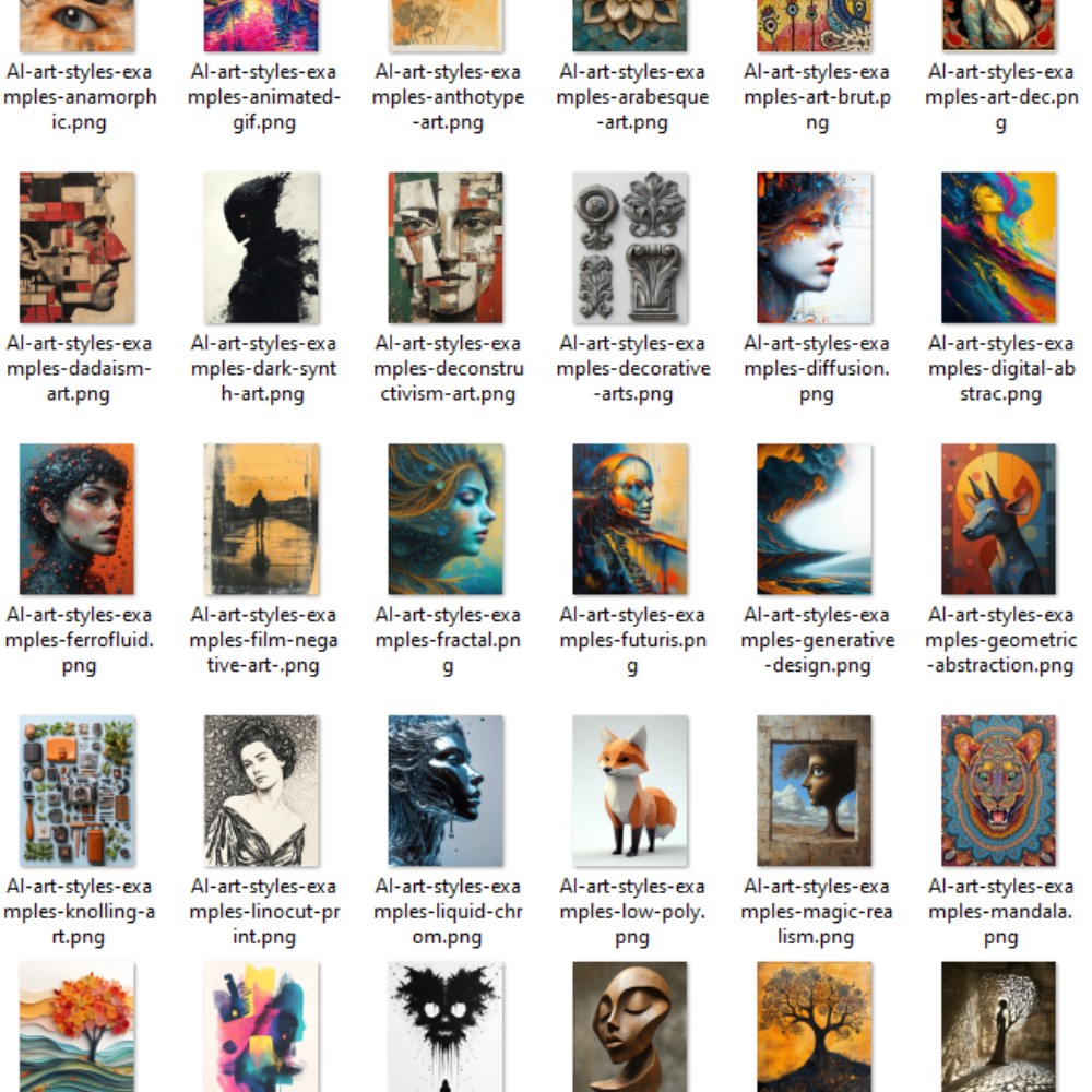 AI-Art-Styles-Examples-many-images