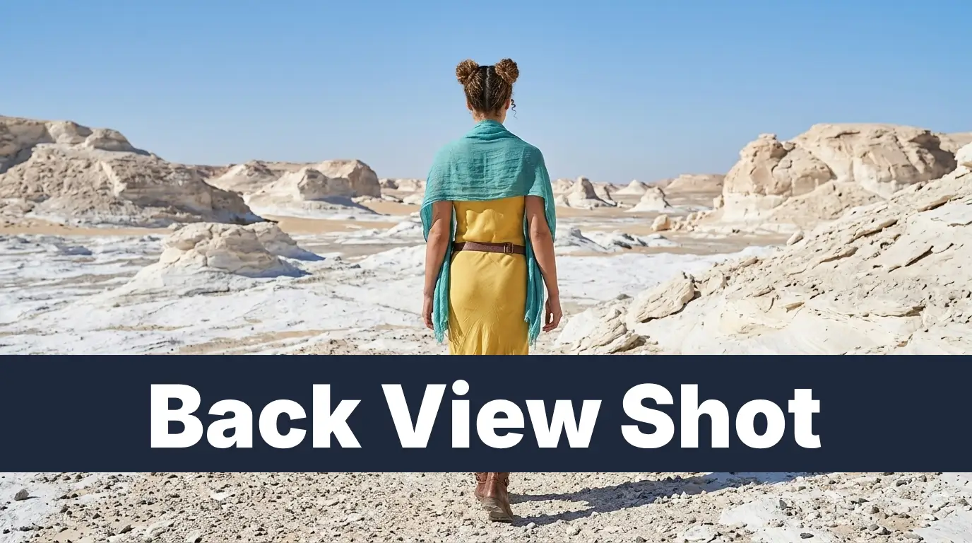 Back View Shot Tutorial Tutorial on how to master the Back View Shot camera angle in Nano Banana Pro.
