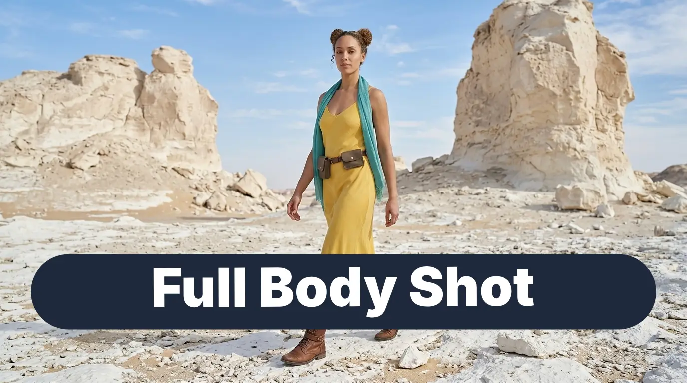 Read the guide on Full Body Shot camera framing.