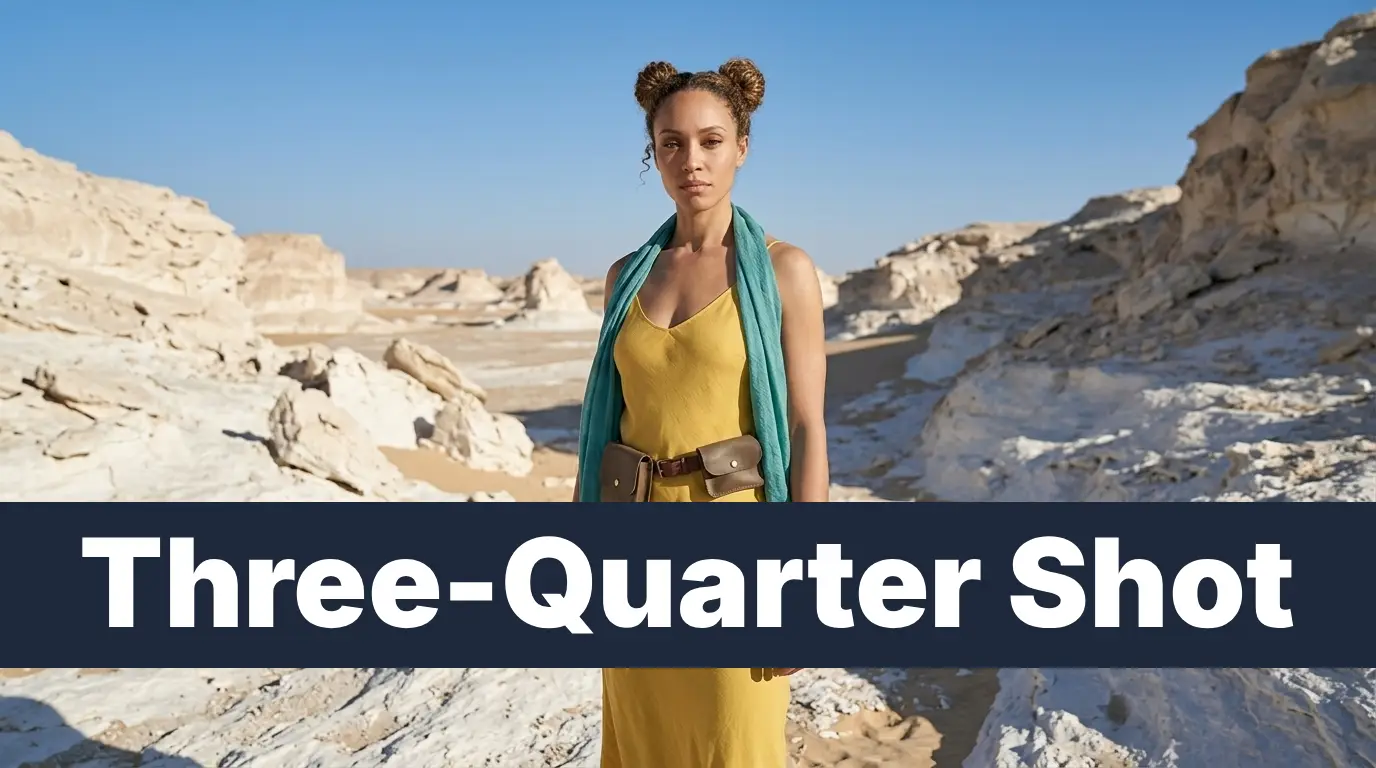 Three-Quarter Shot Tutorial Tutorial on how to master the Three-Quarter camera shot in Nano Banana Pro.
