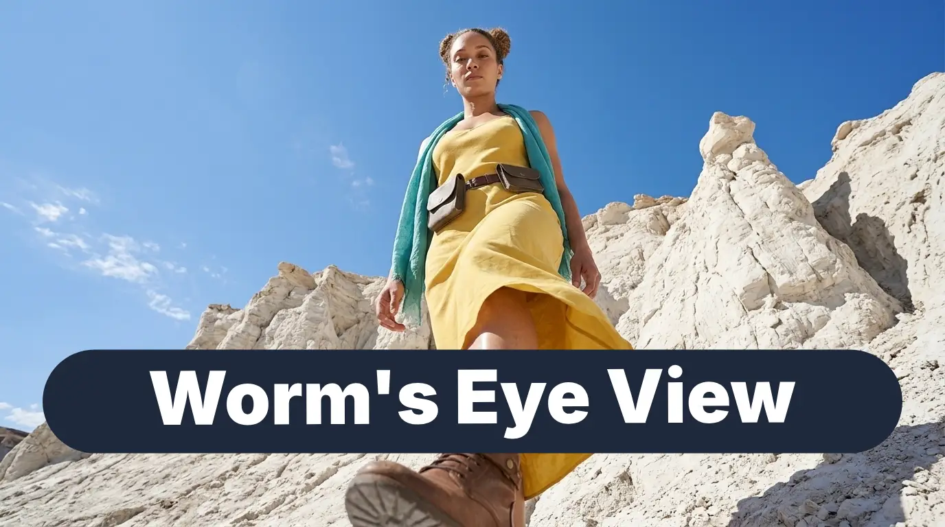 Read the guide on Worm's Eye View camera angles.