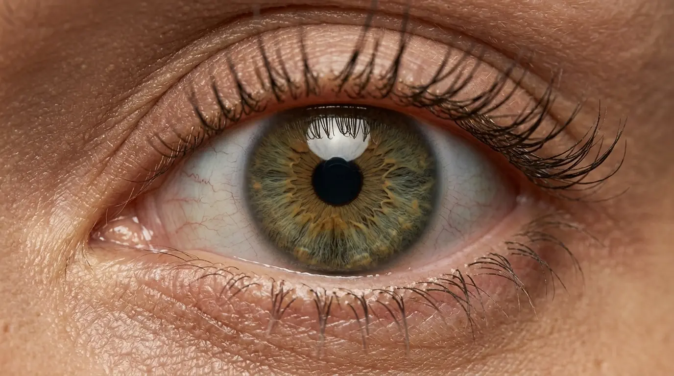 macro shot_extended prompt Macro shot of a woman's single eye with detailed iris texture filling the frame, showcasing a Nano Banana Pro Macro Shot cinematic camera angle using an extended prompt.