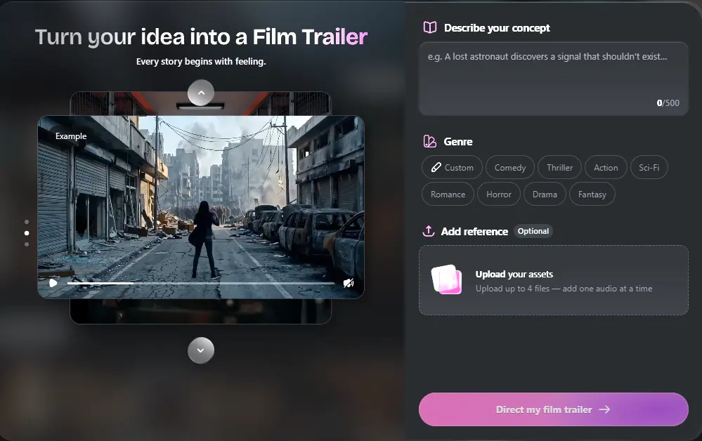 OpenArt creative ai suite director tool